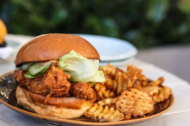 Try Bird & Bone’s Hot Chicken Sandwich Try Bird & Bone's Hot Chicken Sandwich