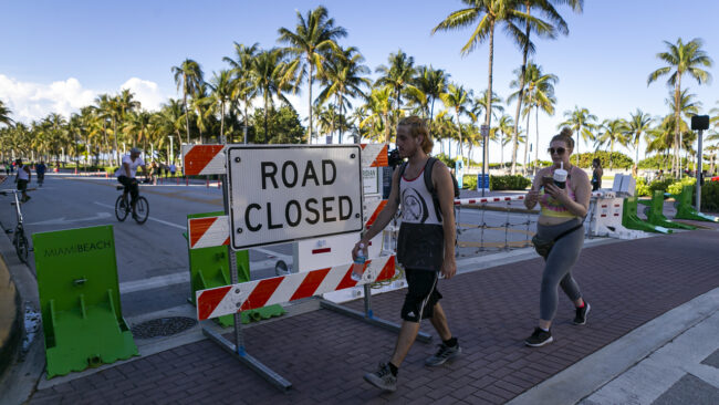 Ocean Drive Closed To Automobiles